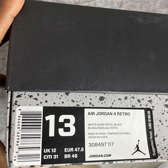 🔥🔥🔥JORDAN 4 RETRO SIZE: 13🔥🔥🔥 - Picture 10 of 11